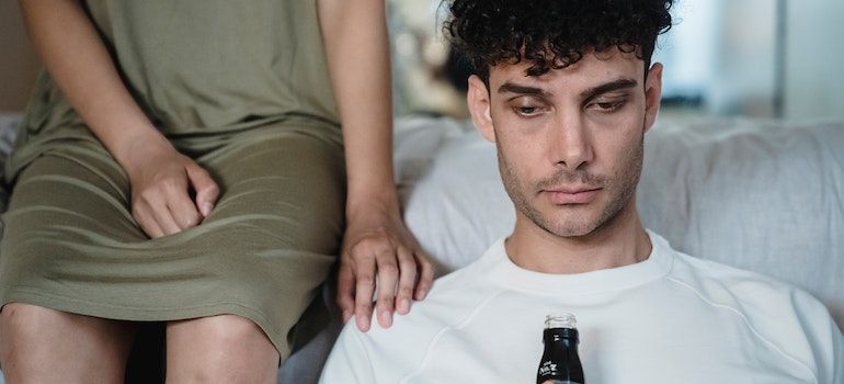 Man who is stuggling in overcoming alcoholism in the heart of Florida