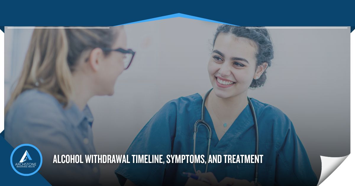 alcohol withdrawal symptoms and timeline